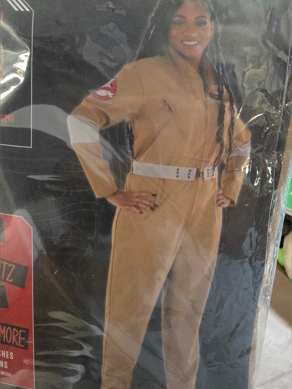 Ghostbusters Tan Jumpsuit Costume Unisex Size XXL